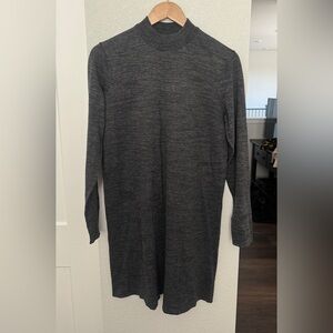 H&M Women's Turtleneck Dress - Charcoal